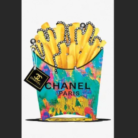 “Fried n’ Drippin” Luxury Designer Pop Art - 11 x 14 (PAXX025)